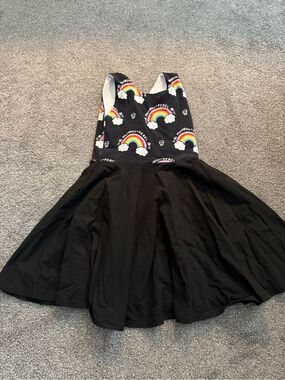 Malia + Kai Rainbow Rebel Handmade Twirl Dress Sz 6